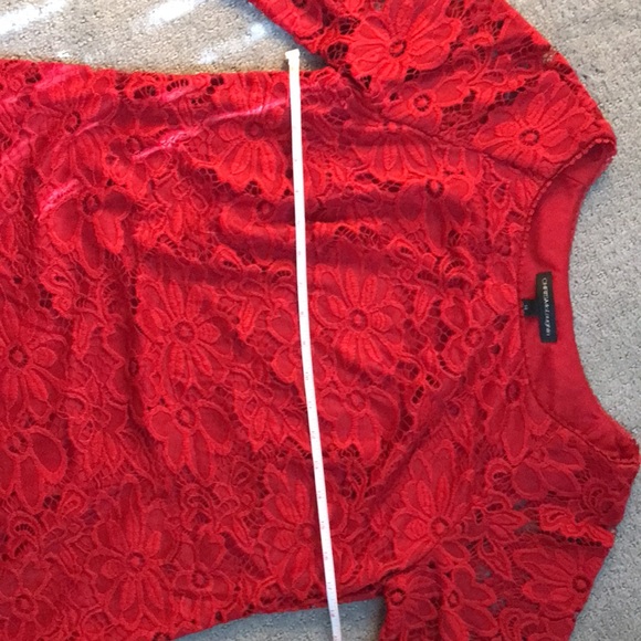 Chris McLaughlin, Red lace dress, size 14 - Picture 5 of 6